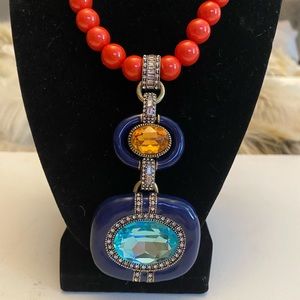GORGEOUS HEIDI DAUS SWAROVSKI CRYSTAL NECKLACE